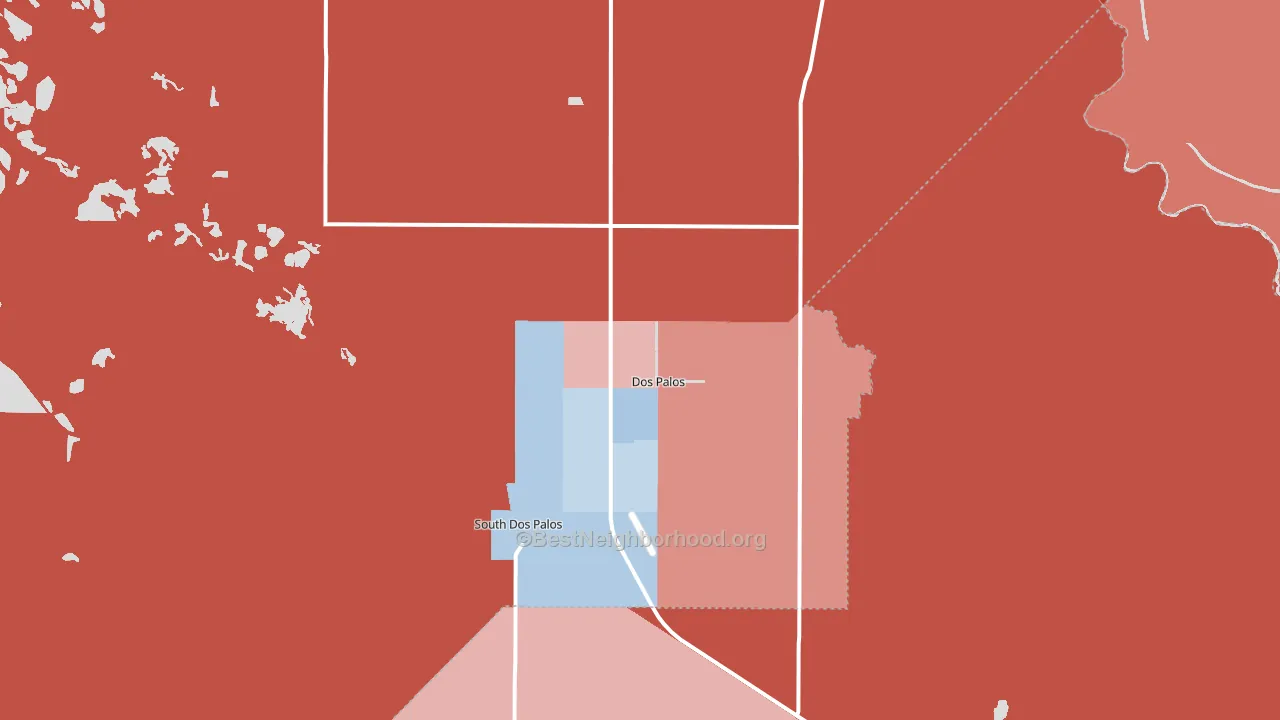 93620, CA block-group political-lean map