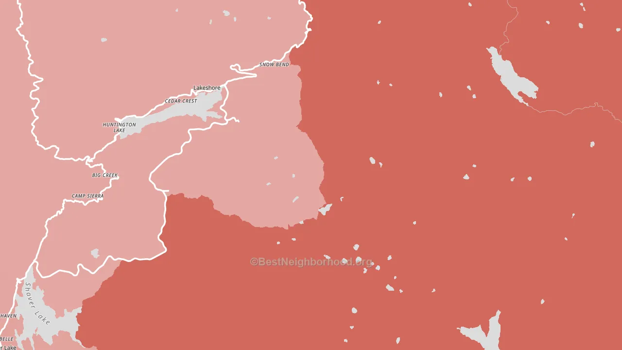93634, CA block-group political-lean map