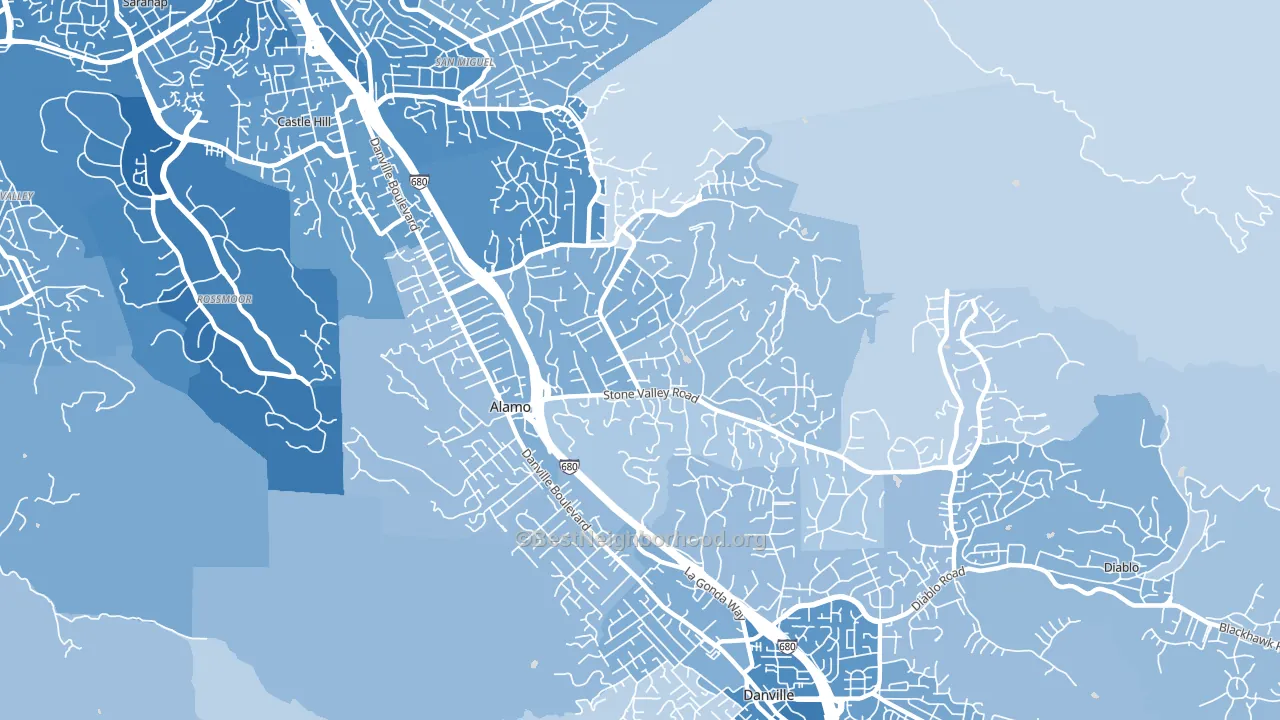 94507, CA block-group political-lean map