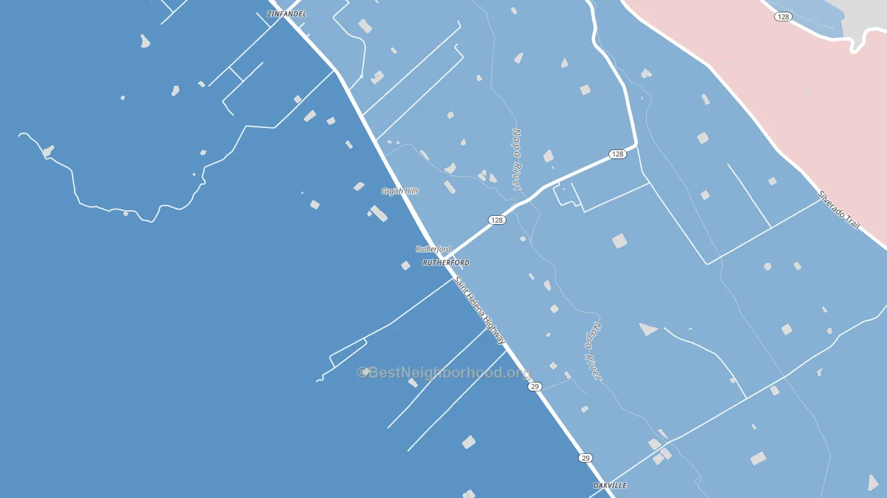 94573, CA block-group political-lean map