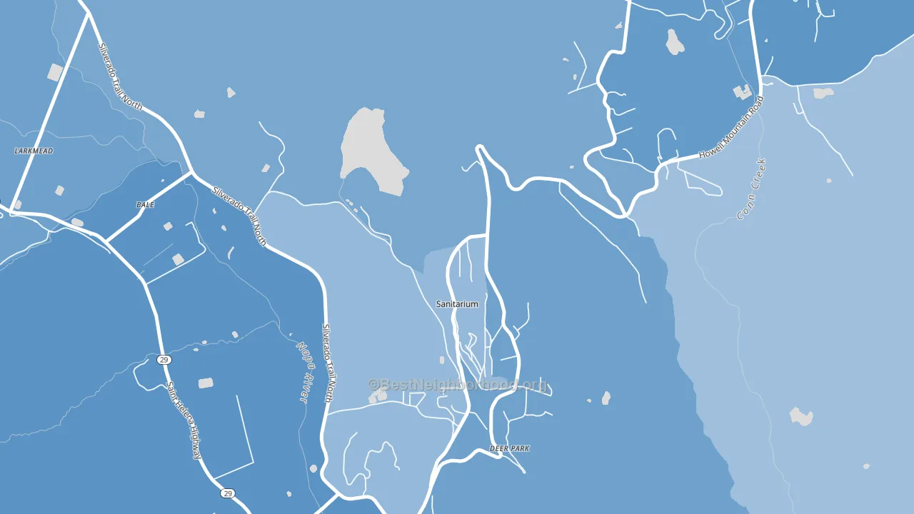 94576, CA block-group political-lean map