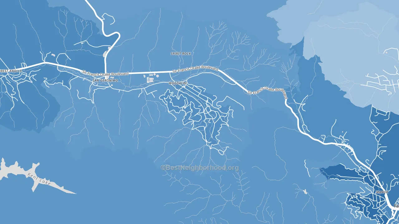 94973, CA block-group political-lean map