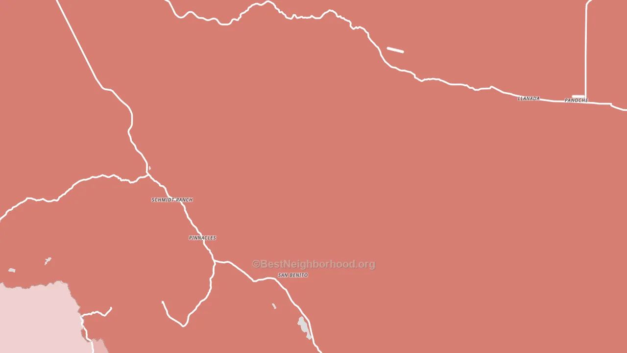 95043, CA block-group political-lean map