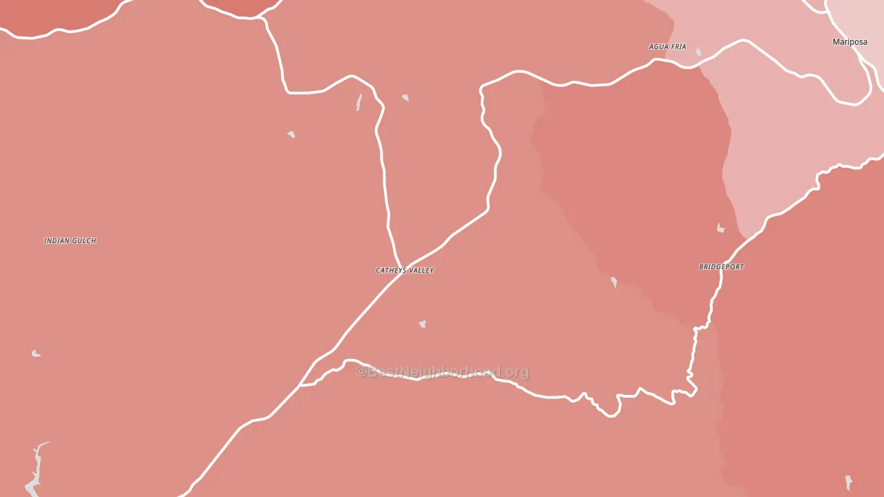 95306, CA block-group political-lean map