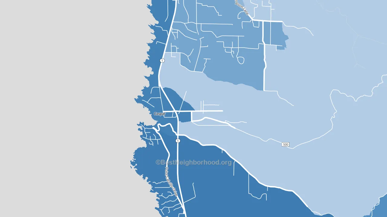 95420, CA block-group political-lean map