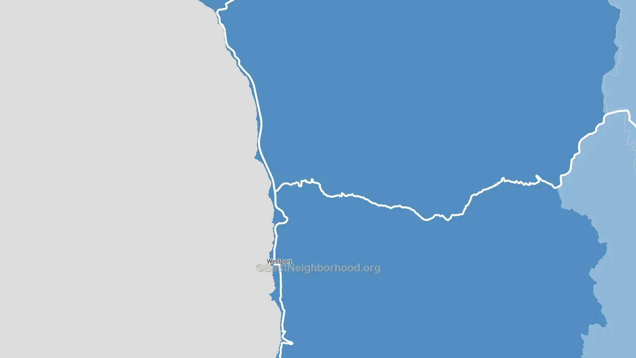 95488, CA block-group political-lean map