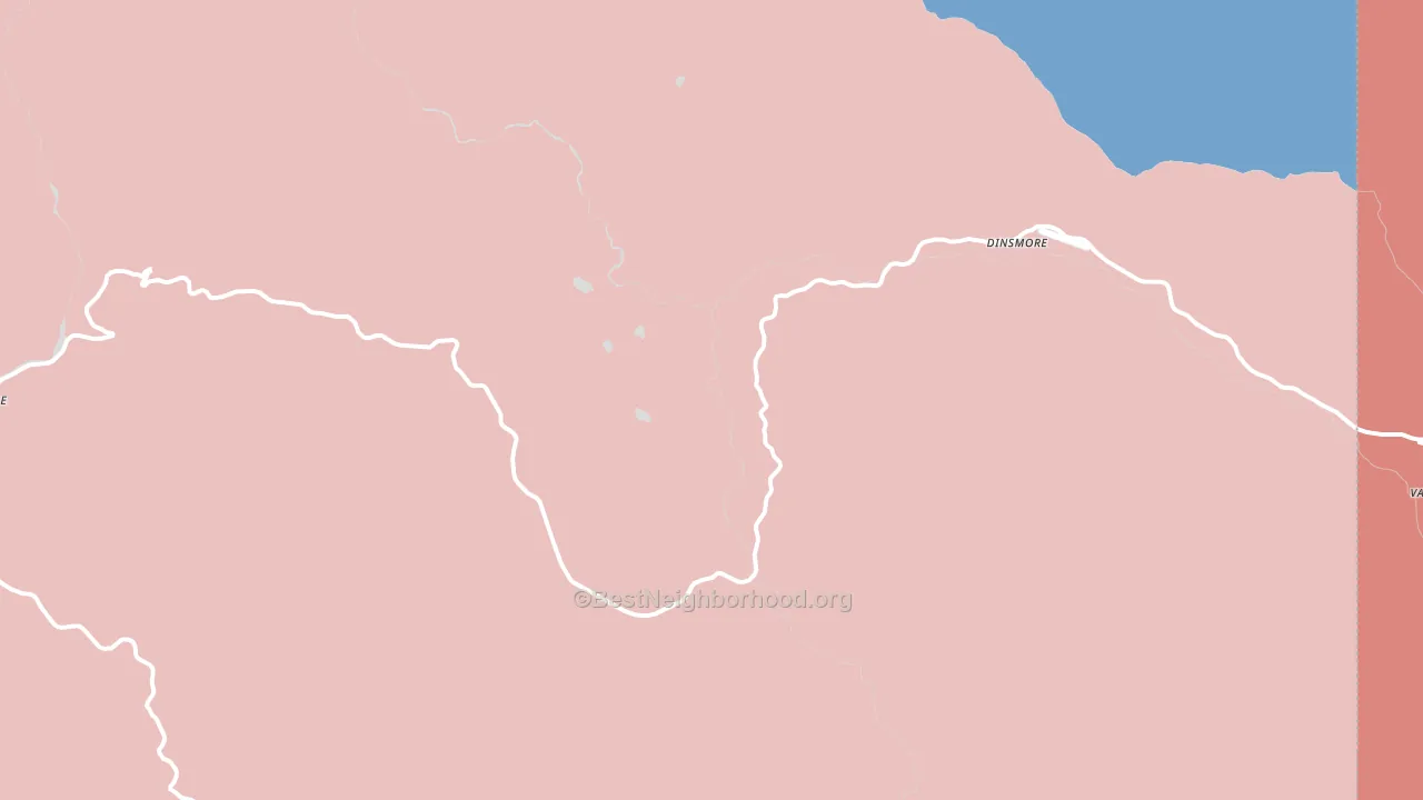 95526, CA block-group political-lean map