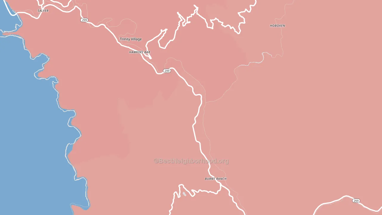 95527, CA block-group political-lean map