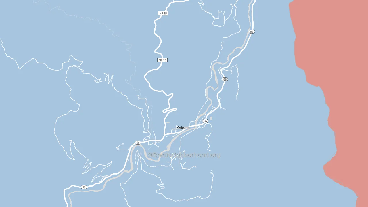 95556, CA block-group political-lean map