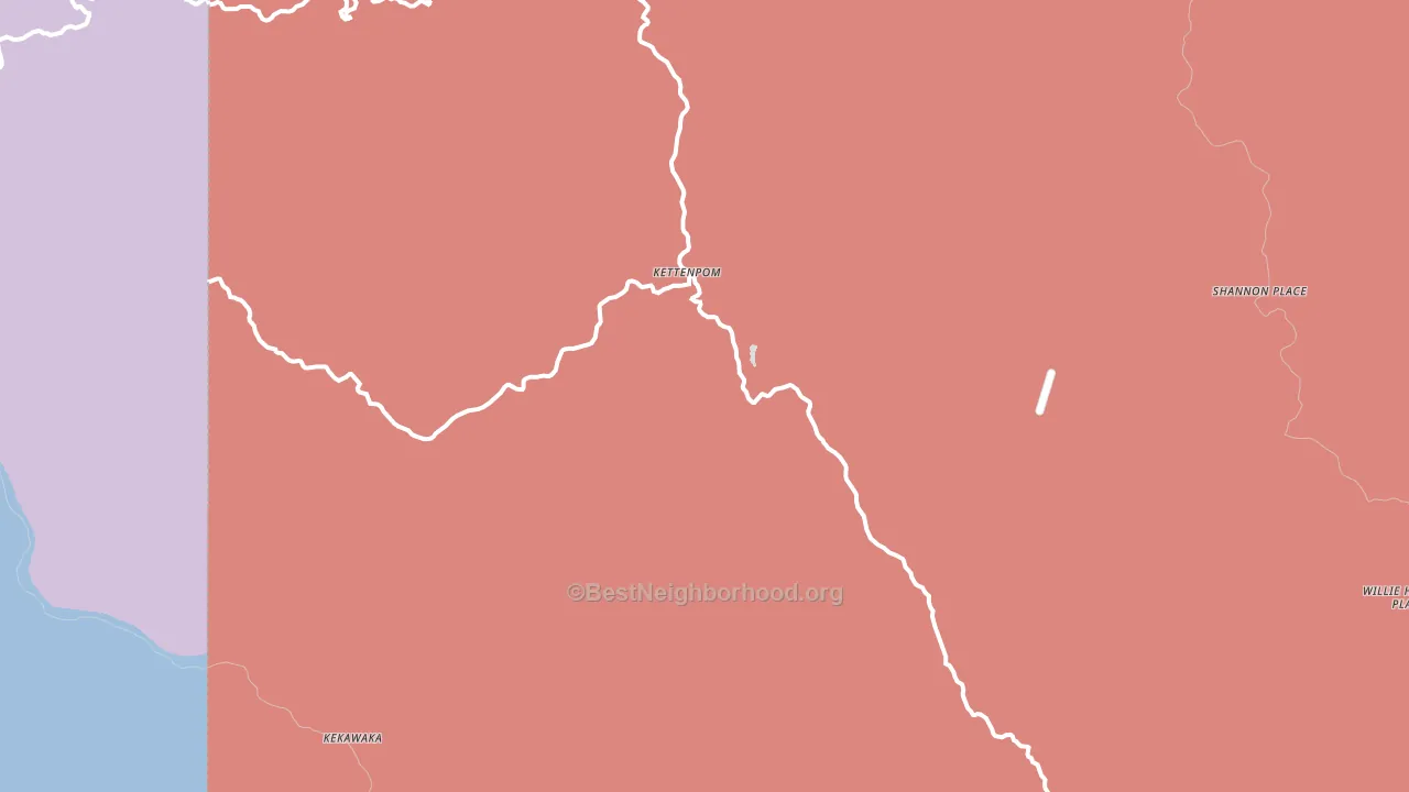 95595, CA block-group political-lean map