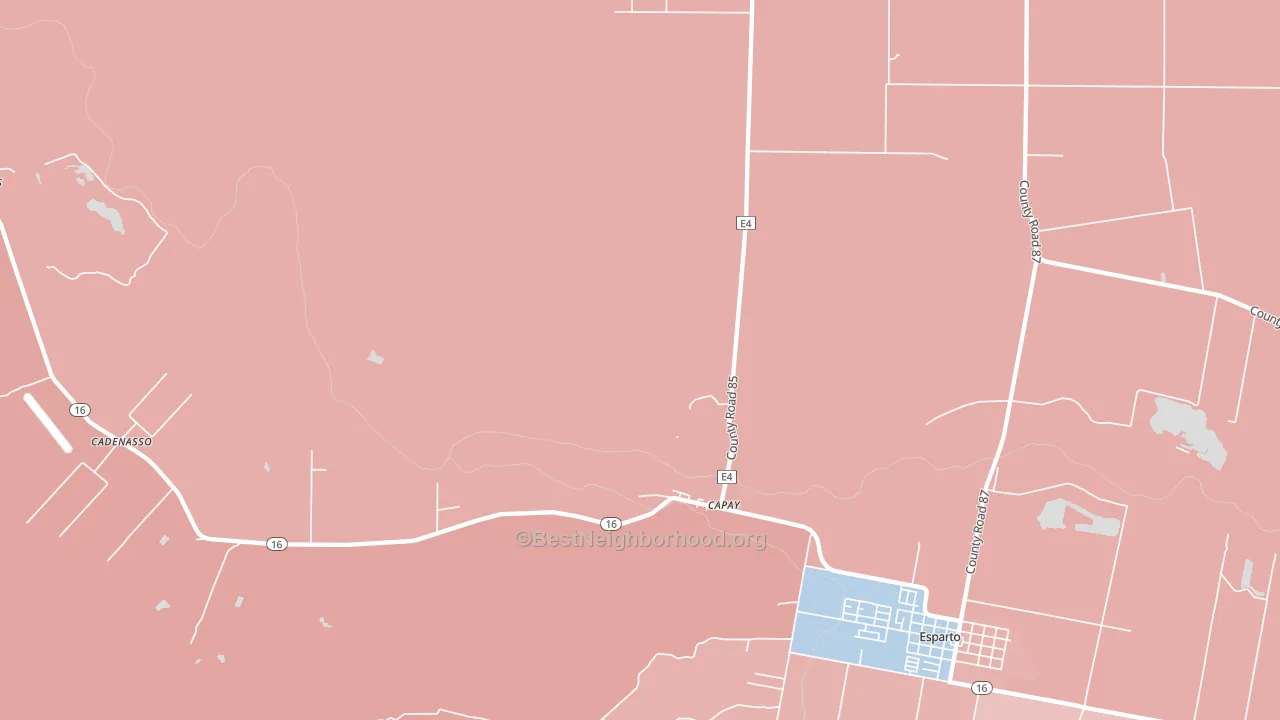 95607, CA block-group political-lean map