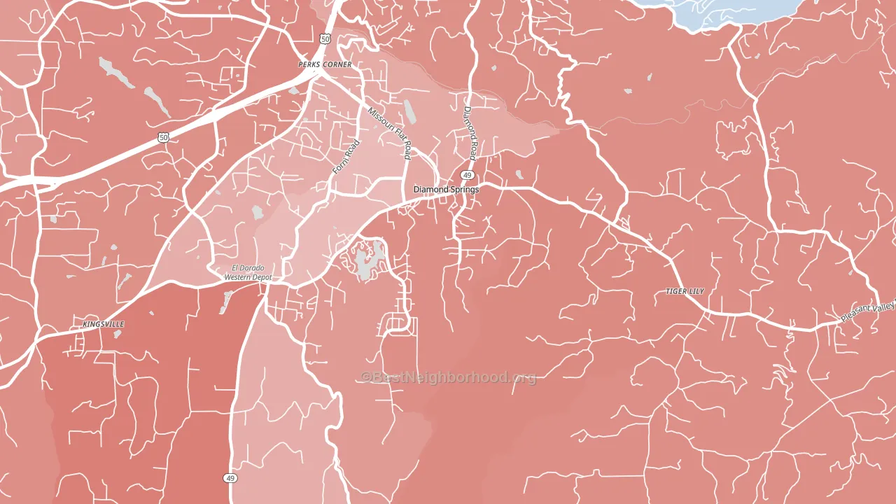 95619, CA block-group political-lean map