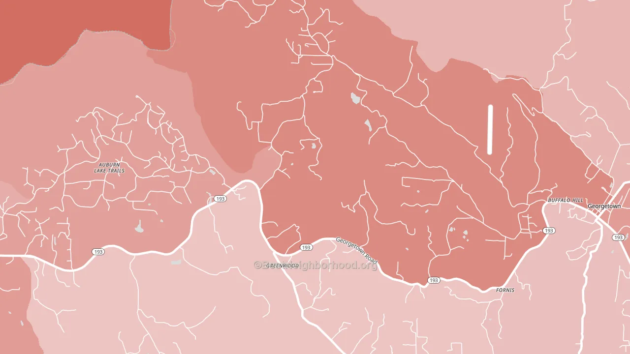 95635, CA block-group political-lean map