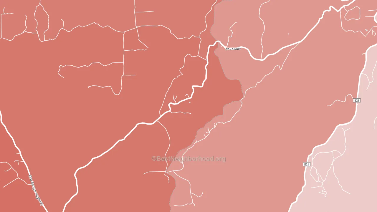 95914, CA block-group political-lean map