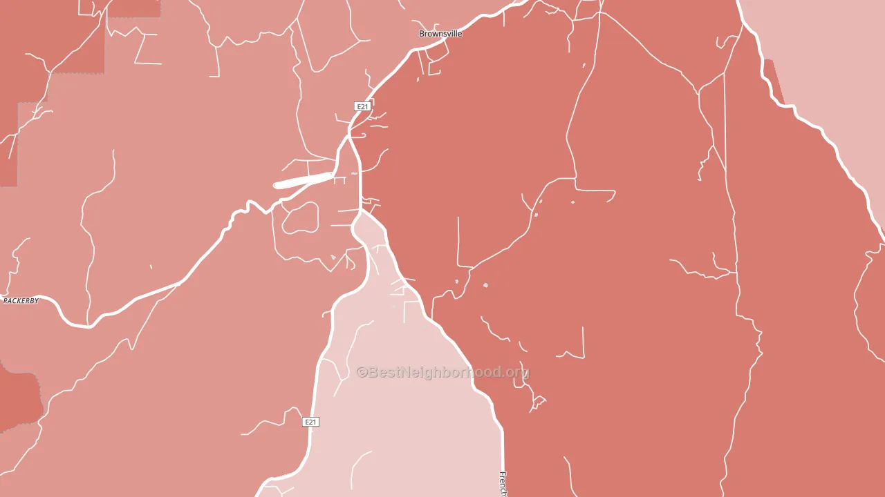95919, CA block-group political-lean map