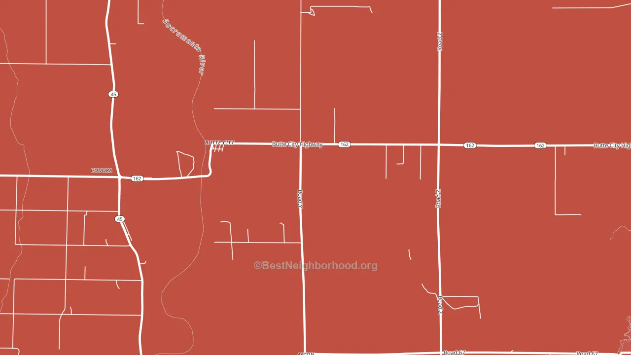95920, CA block-group political-lean map