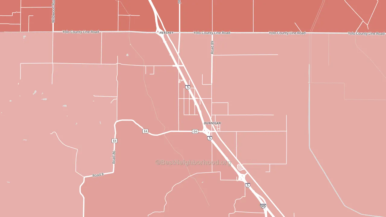 95937, CA block-group political-lean map