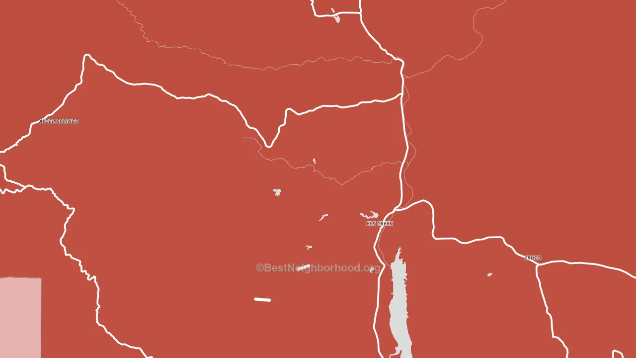 95939, CA block-group political-lean map