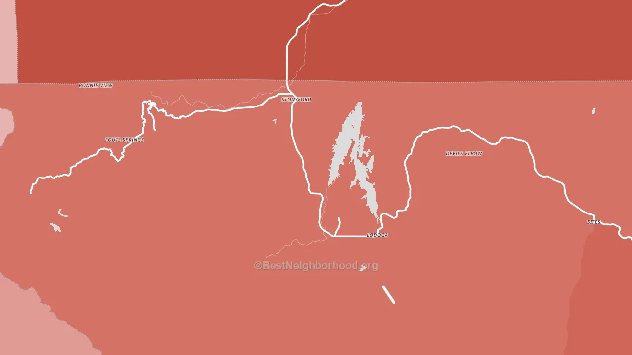 95979, CA block-group political-lean map