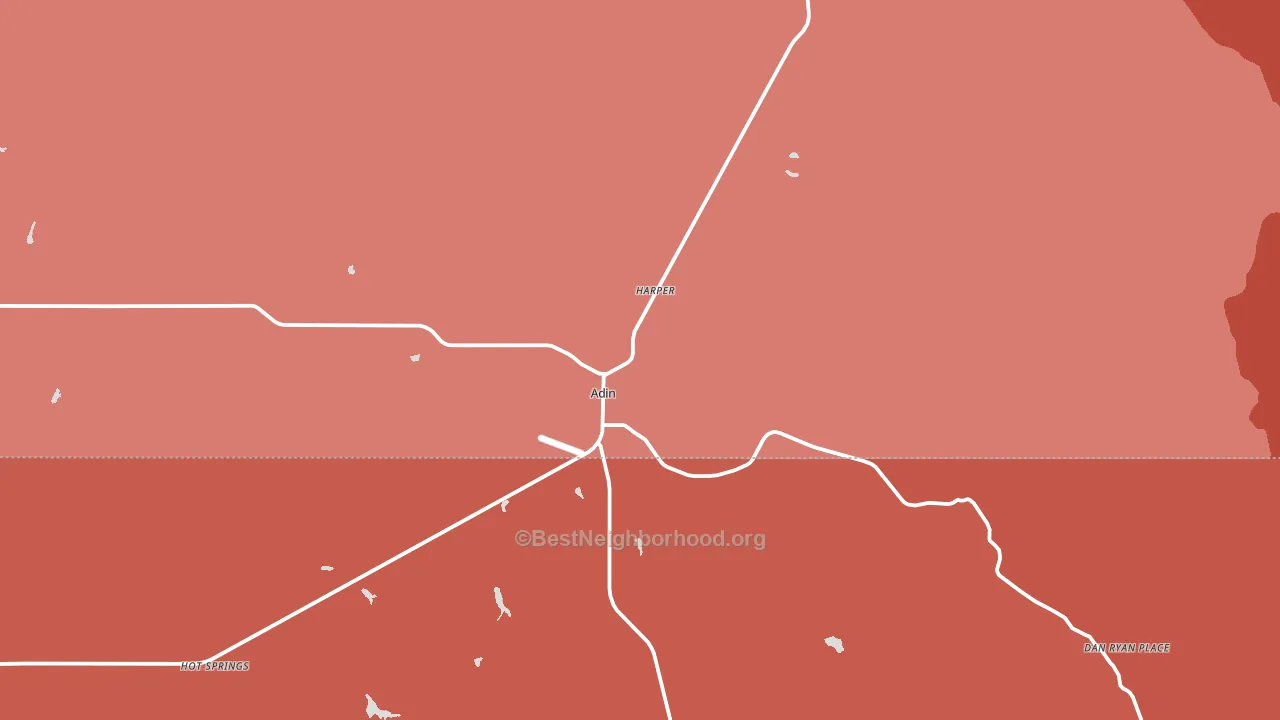 96006, CA block-group political-lean map