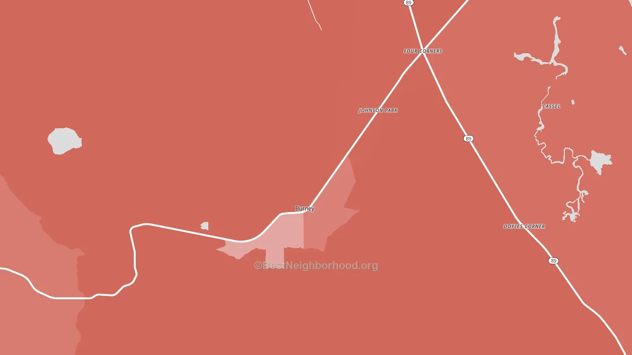 96013, CA block-group political-lean map
