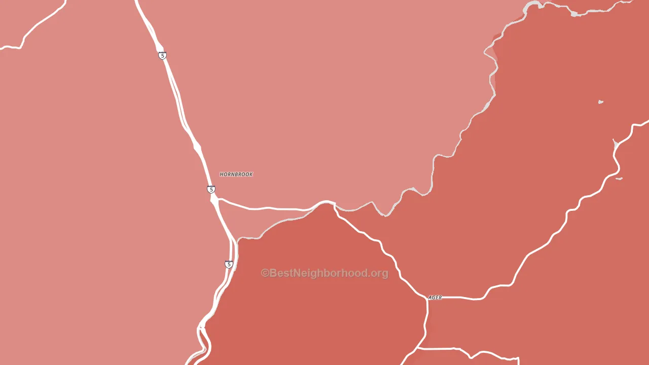 96044, CA block-group political-lean map