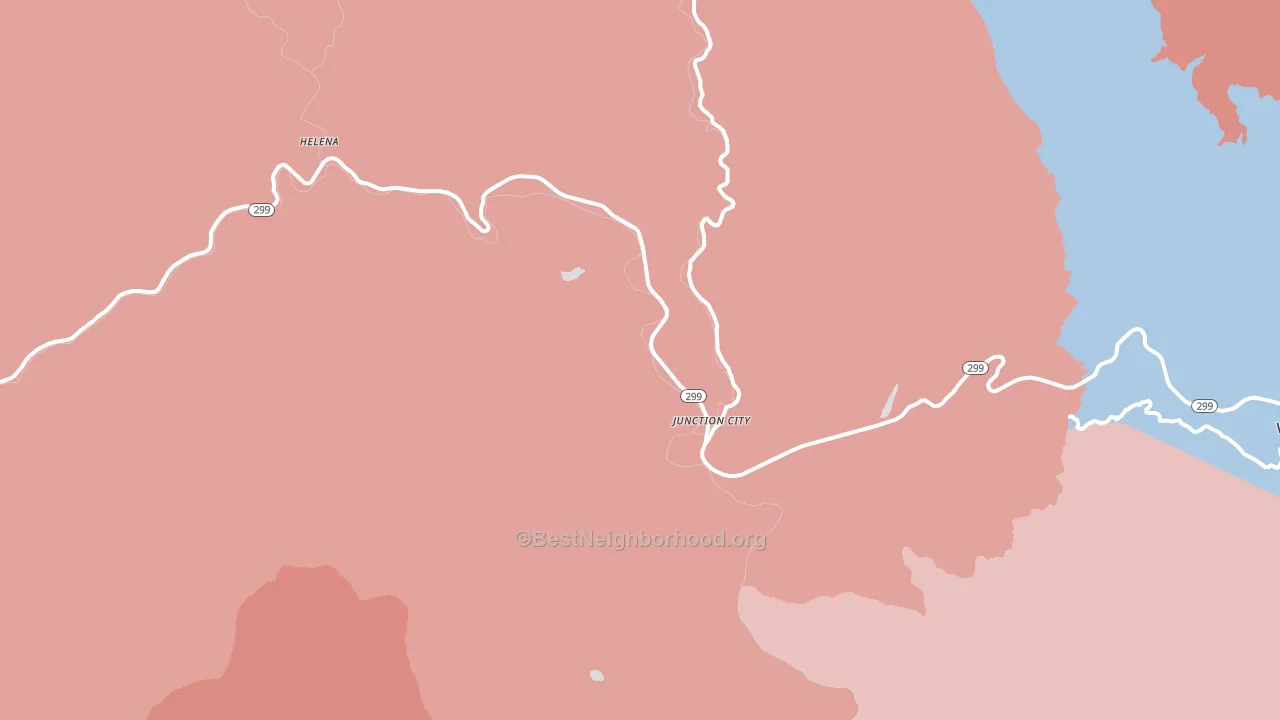 96048, CA block-group political-lean map