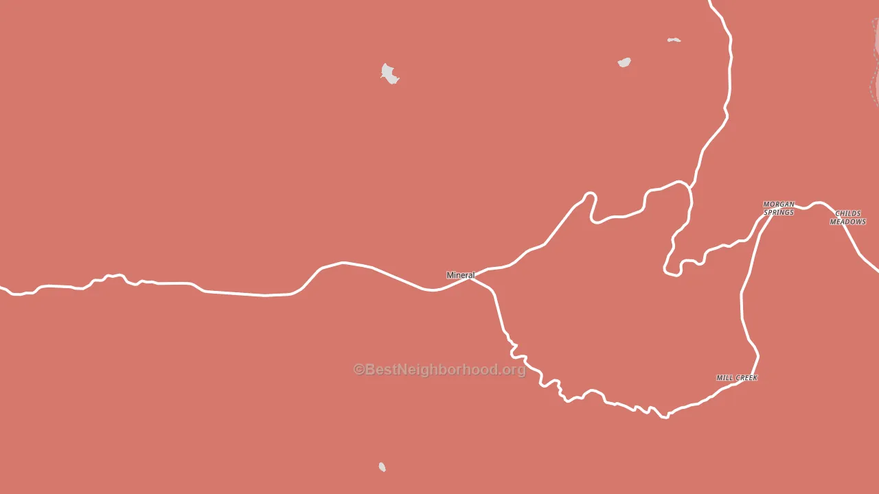 96063, CA block-group political-lean map