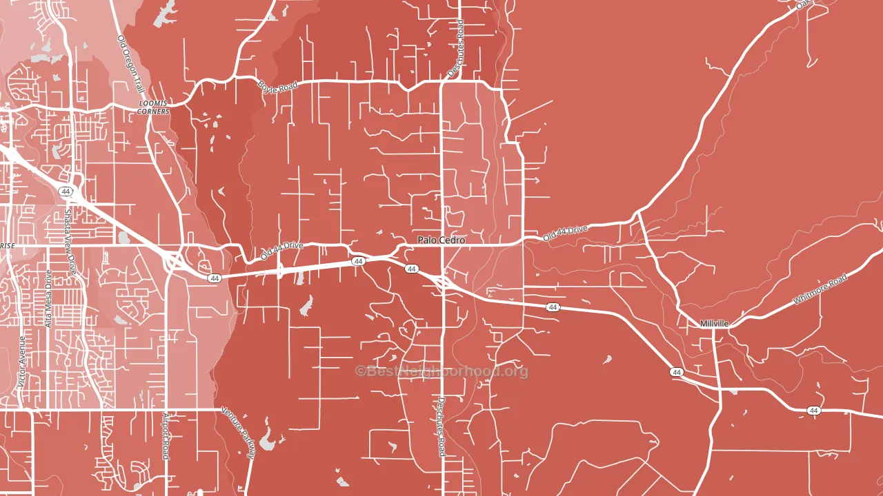 96073, CA block-group political-lean map