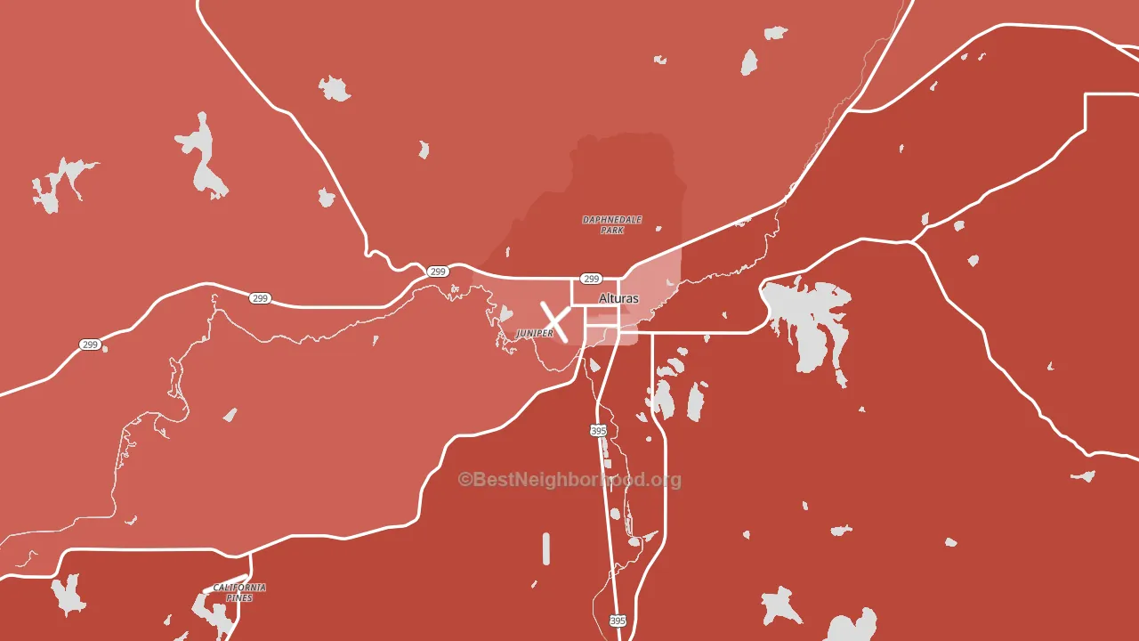 96101, CA block-group political-lean map
