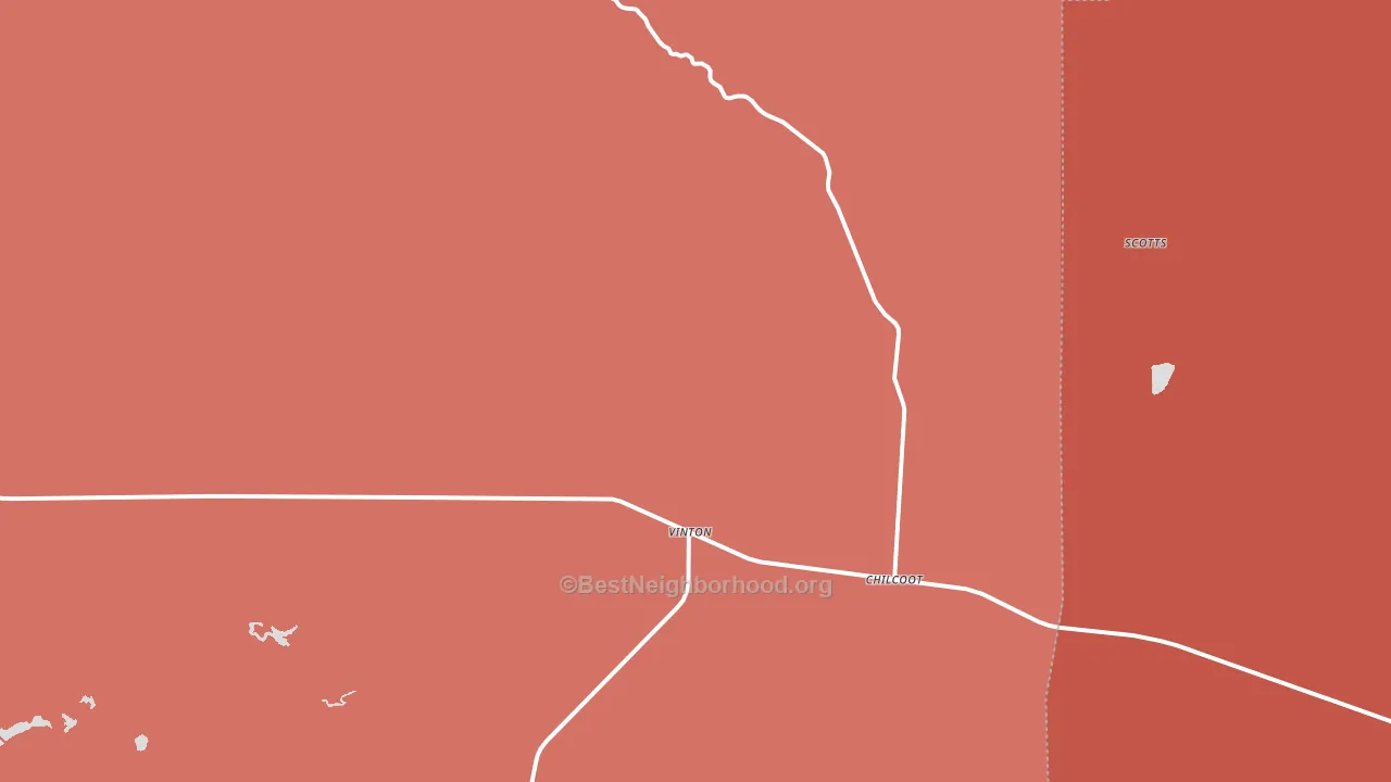 96105, CA block-group political-lean map
