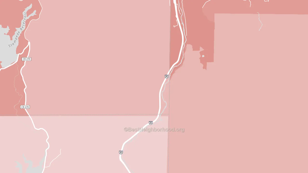 96111, CA block-group political-lean map
