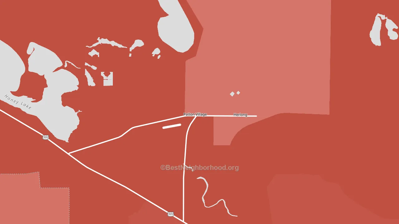 96113, CA block-group political-lean map