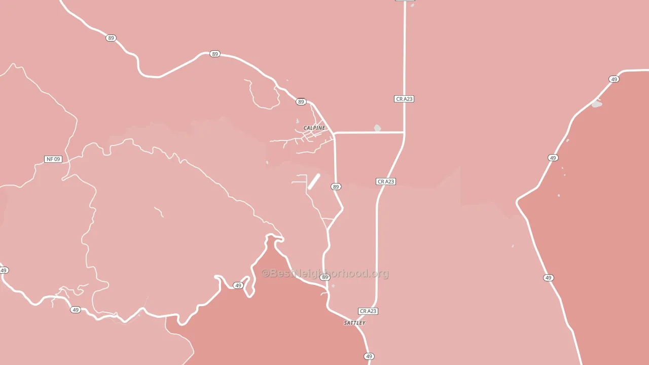 96124, CA block-group political-lean map