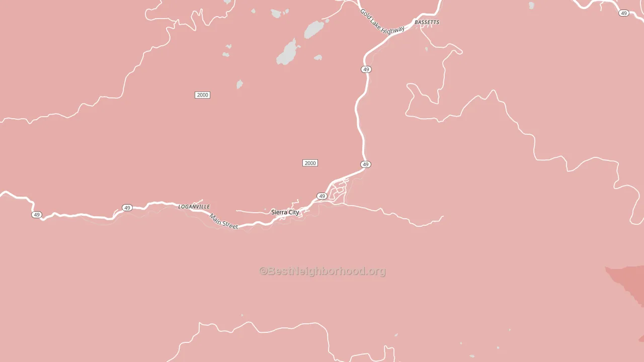 96125, CA block-group political-lean map