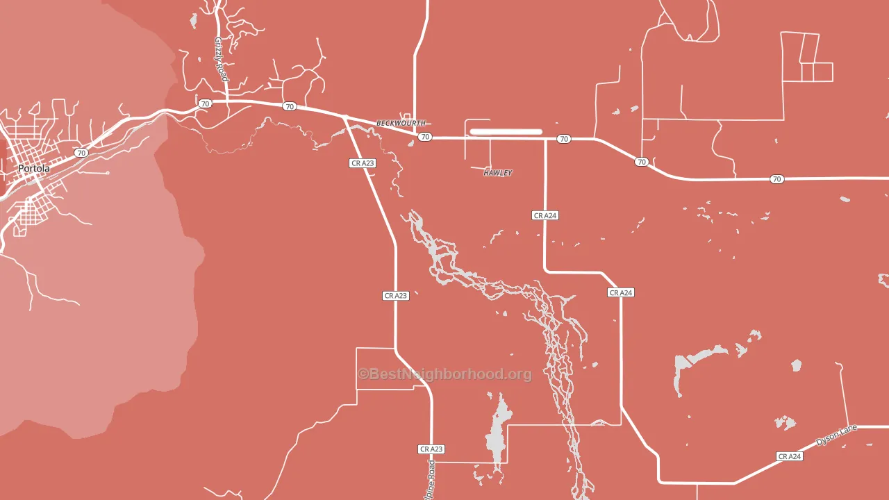 96129, CA block-group political-lean map