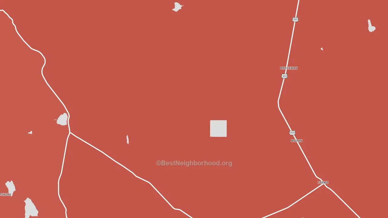 96132, CA block-group political-lean map