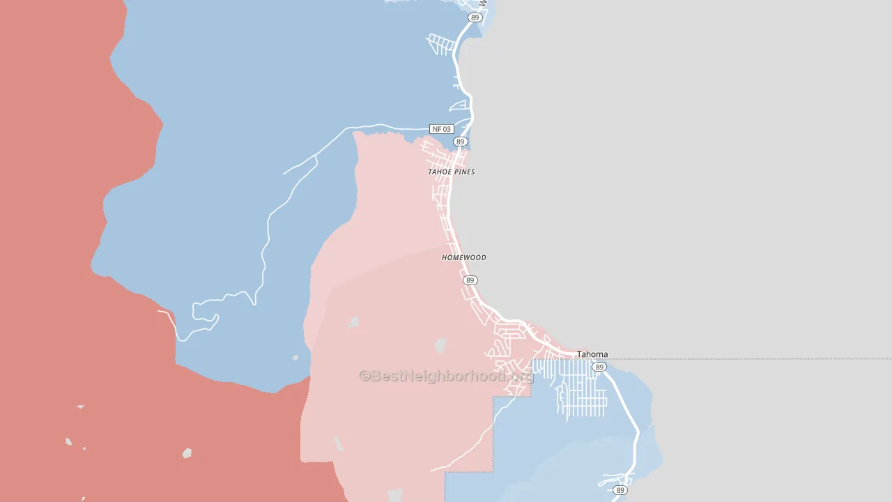 96141, CA block-group political-lean map