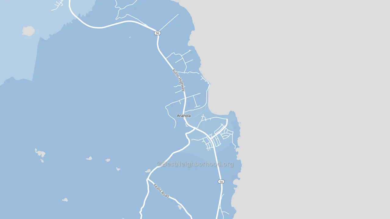 96703, HI block-group political-lean map