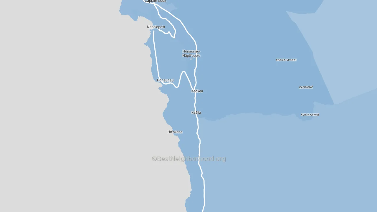 96704, HI block-group political-lean map