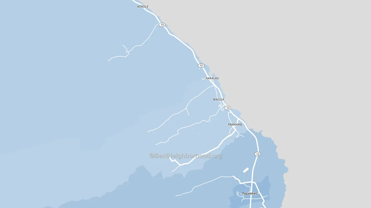 96710, HI block-group political-lean map