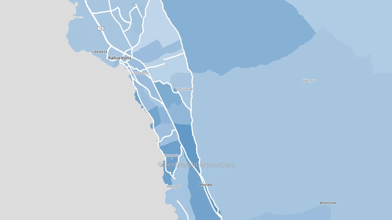 96725, HI block-group political-lean map