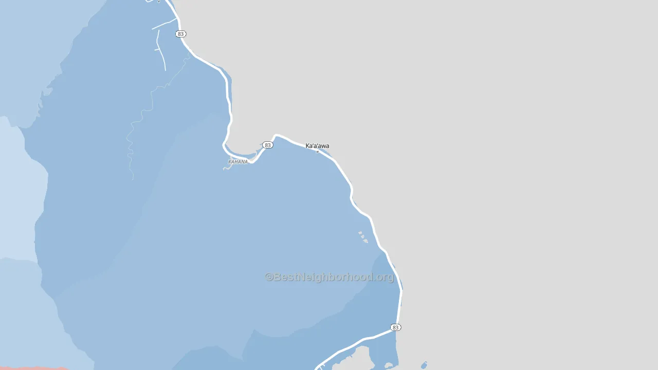 96730, HI block-group political-lean map