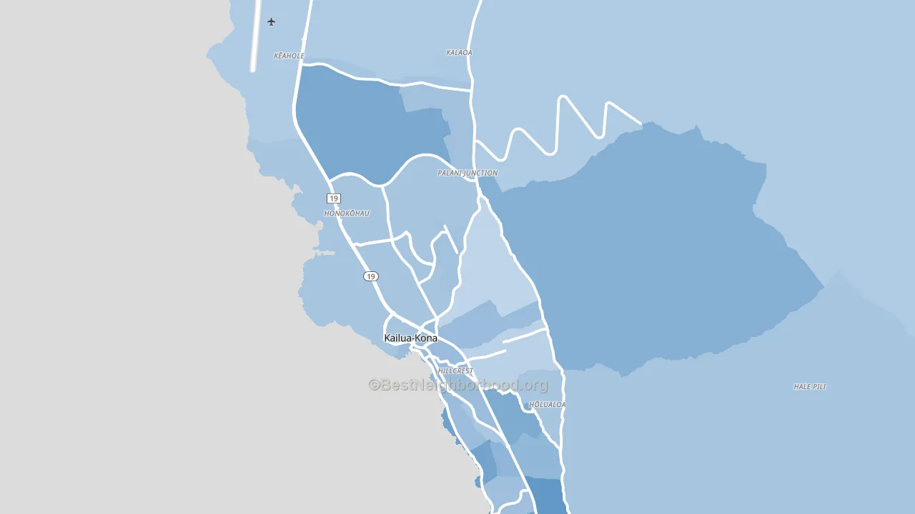 96740, HI block-group political-lean map