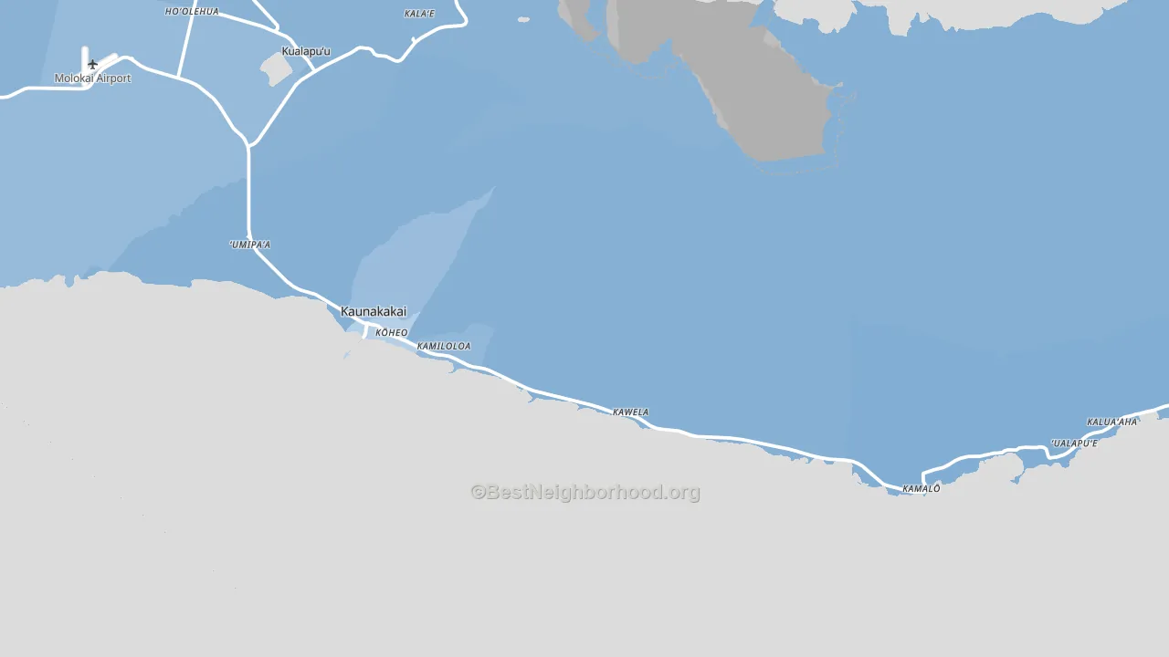 96748, HI block-group political-lean map