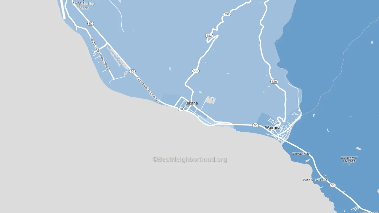 96752, HI block-group political-lean map