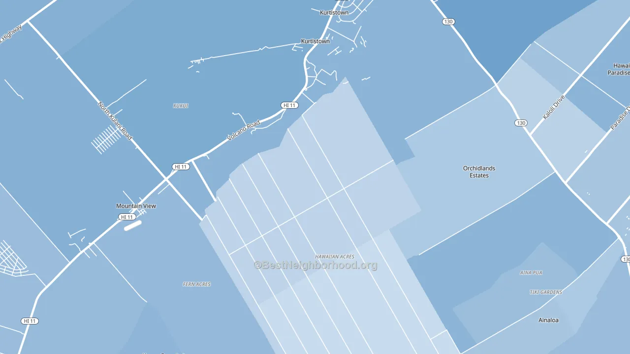 96760, HI block-group political-lean map
