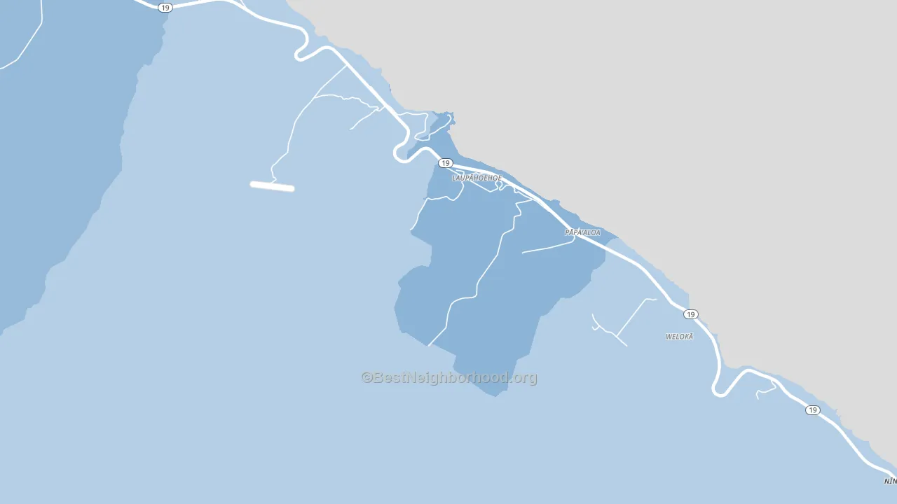 96764, HI block-group political-lean map