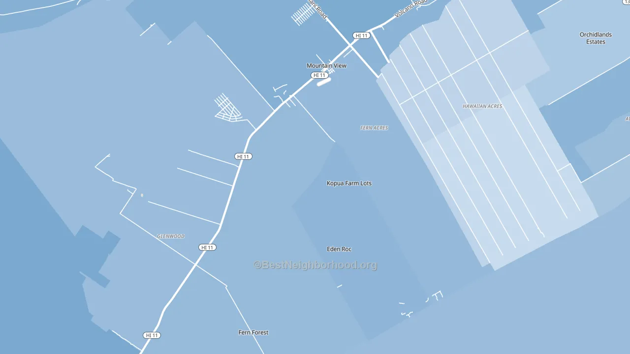 96771, HI block-group political-lean map