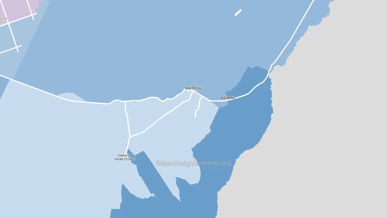 96772, HI block-group political-lean map